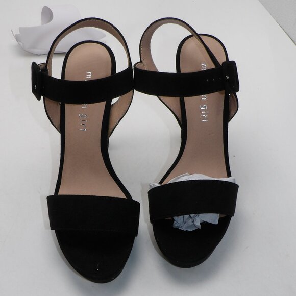 Maddern Girl Shoes - Madden Girl Women's Ankle Strap Comfort High Heels Black Size:8 NewElevate your